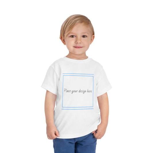 Customizable Toddler Short Sleeve Tee - Perfect for Playtime and Celebrations