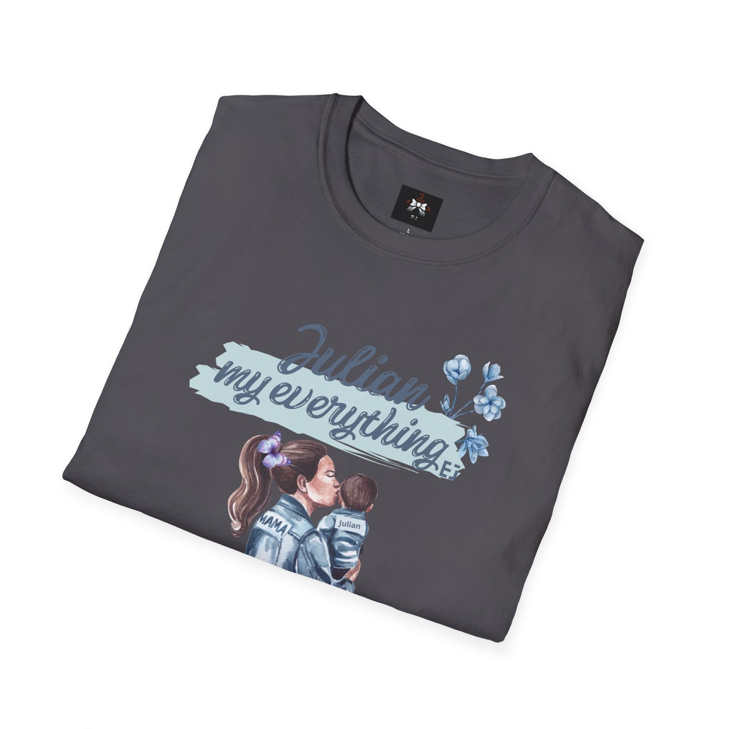 Softstyle T-Shirt - your child name custom “My Everything" - Perfect for Moms